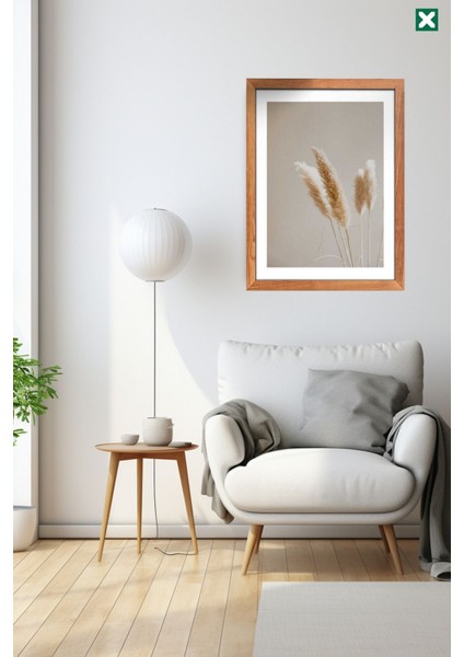 Minimal Style 3'lü Set Çerçeve Görünümlü Modern Mdf Tablo