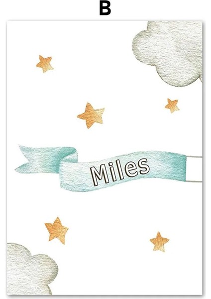 Kişiye Özel Isimli ,pastel Renkli 6’lı Çerçeve Görünümlü Mdf Tablo Seti-Bebek ve Çocuk Odası Dekoru, fiyatları