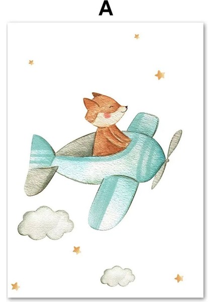 Kişiye Özel Isimli ,pastel Renkli 6’lı Çerçeve Görünümlü Mdf Tablo Seti-Bebek ve Çocuk Odası Dekoru, indirimleri