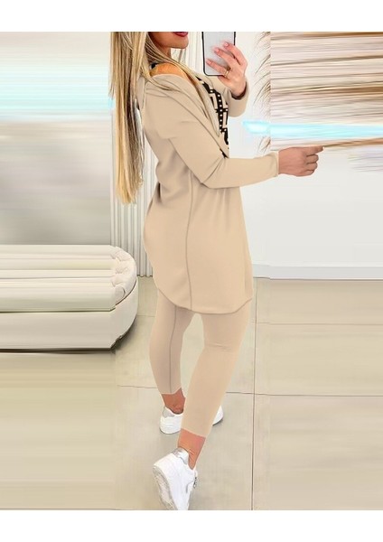 Munn Collection Kadın Uzun Kollu Krep Üçlü Takım
