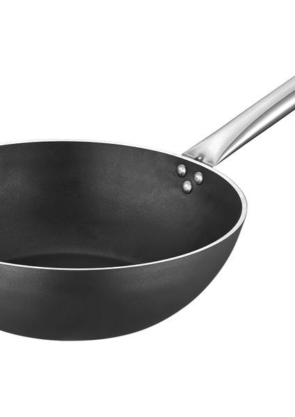 Net Çelik Inci Serisi 30 cm Wok Tava