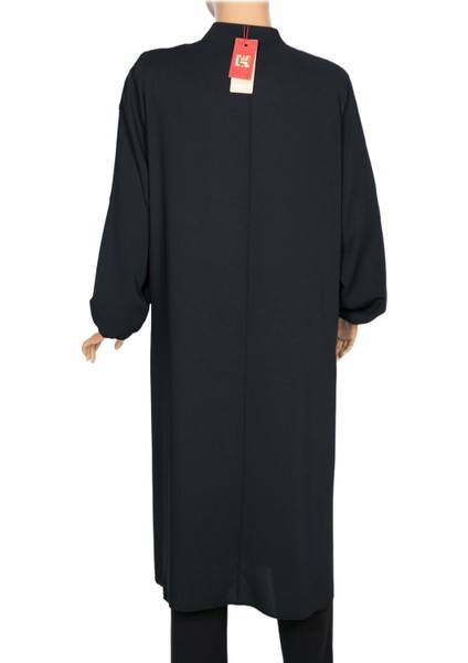 Hesna Kadın Hüma Dokuma Krep Aksesuarlı Araboy Siyah Ferace fırsatları