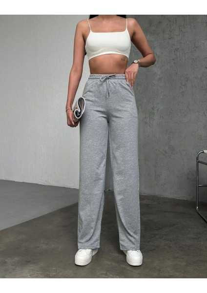 Munn Collection Basic Üç Iplik Eşofman Pantolon - Gri