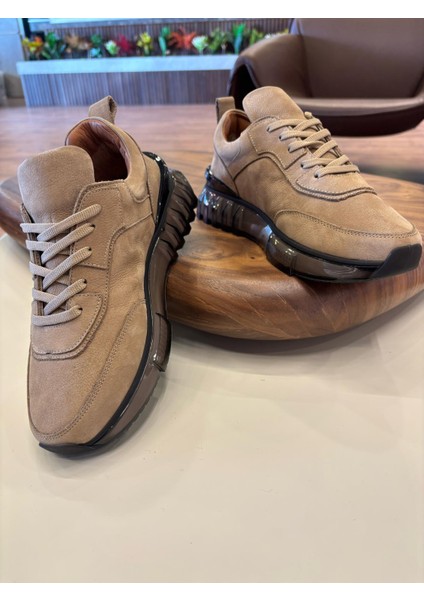 10000 Bej Hakiki Deri Erkek Sneakers - Erkek Spor Ayakkabı fiyatları