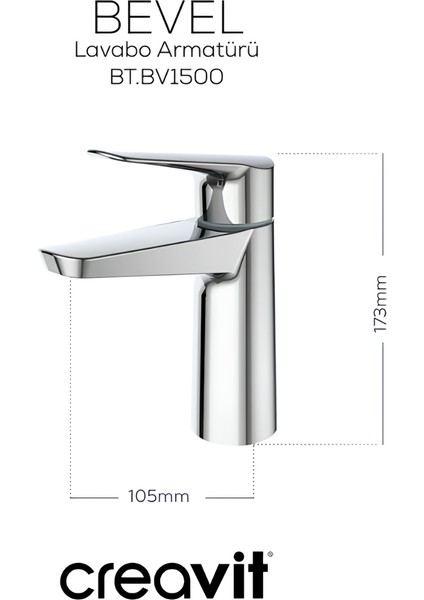 Bevel Lavabo Bataryası BV1500