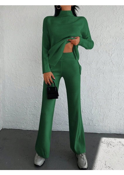 Munn Collection Kadın Uzun Kollu Triko Ikili Takım