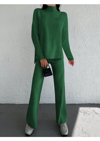 Munn Collection Kadın Uzun Kollu Triko Ikili Takım