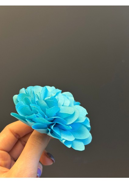 Kabartma Çiçek Broş Yaka Iğnesi Giyim Aksesuarı 10X10 cm