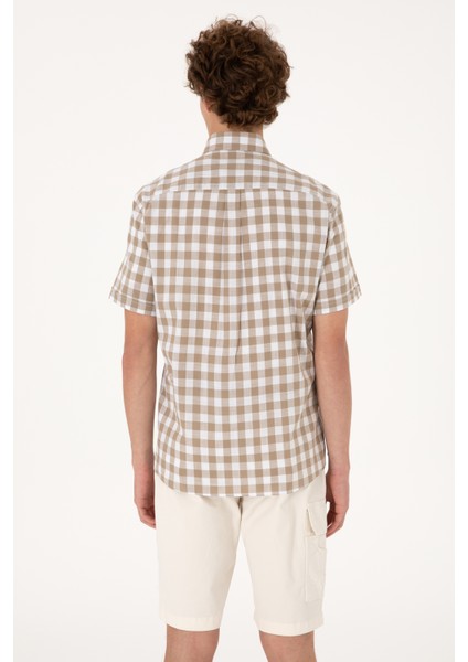 Erkek Vizon Gömlek Kısa Kollu 50300221-VR052 indirimleri