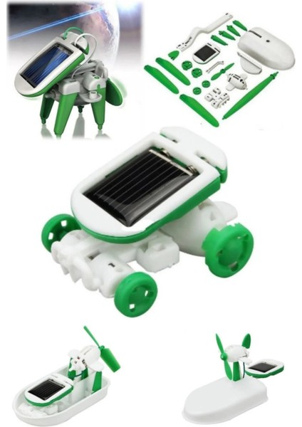 Güneş Enerjili Robot Oluşturma Seti Solar Kit Robot Seti