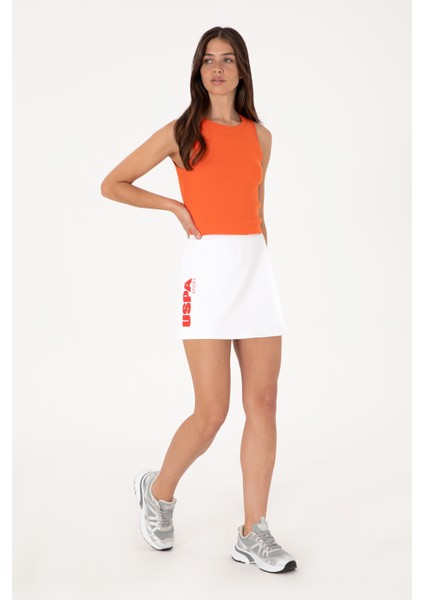 Kadın Beyaz Şort (Örme) 50300683-VR013