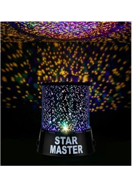 Duvara Işık Yıldız Yansıtan Star Master Gece Lambası