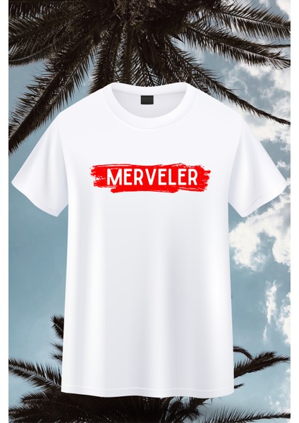 "merveler" Baskılı Unisex T-Shirt/tişört - Tüm Yaş Grupları