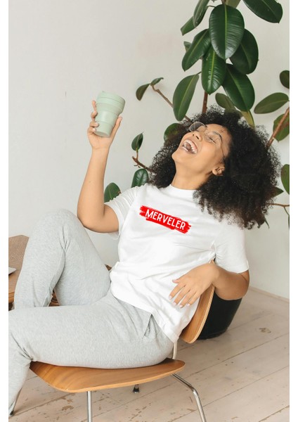 "merveler" Baskılı Unisex T-Shirt/tişört - Tüm Yaş Grupları fiyatları