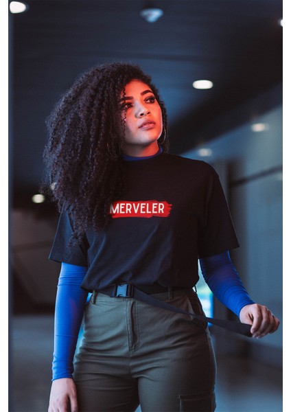 "merveler" Baskılı Unisex T-Shirt/tişört - Tüm Yaş Grupları fiyatları