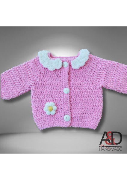 Kadife Çoçuk Hırkası>giyim>hırka>bebek>bebek Odası>mont>anne/bebek>el Örgüsü>>bebek Hediyesi