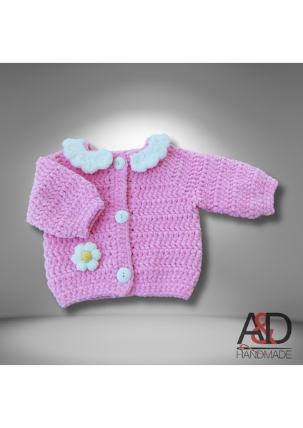 Kadife Çoçuk Hırkası>giyim>hırka>bebek>bebek Odası>mont>anne/bebek>el Örgüsü>>bebek Hediyesi