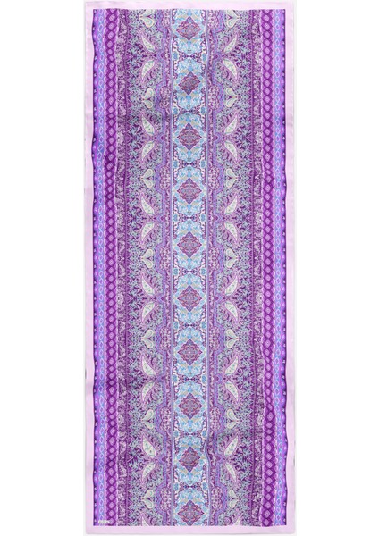 Vual Ipek Şal Retro Desenli