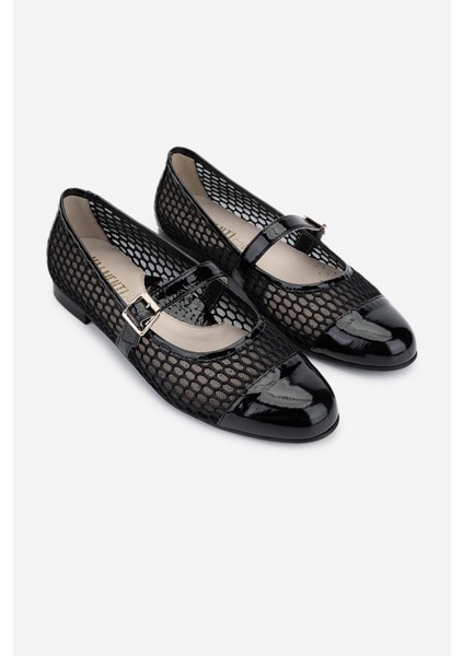 Kadın Hakiki Deri Comfort Ayakkabı 611 H10037-386 Bn Ayk Y25 Black / Black fiyatları