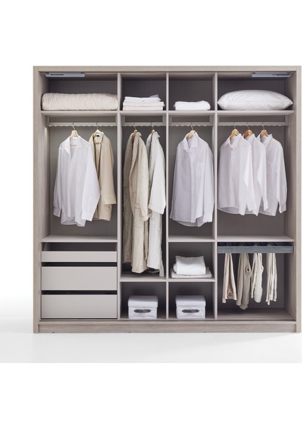 Varena Sürgü Kapaklı Gardırop modelleri