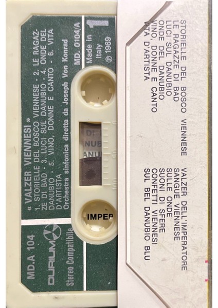 (Plak Değildir Kasettir) Valzer Viennesi Kaset fiyatları