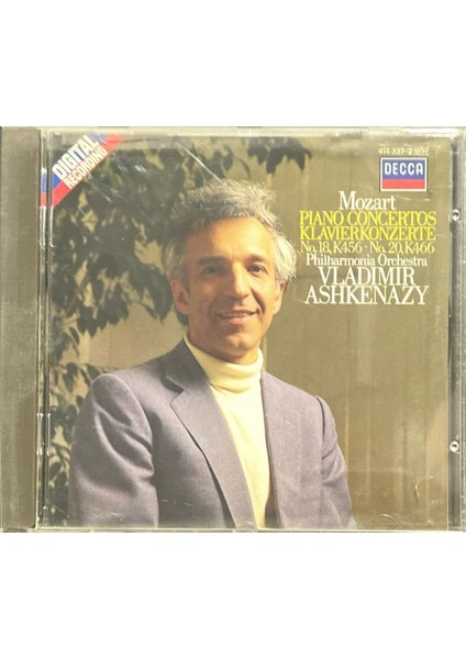 (Plak Değildir CD Dir) CD Vladimir Ashkenazy Mozart Piano Concertos CD