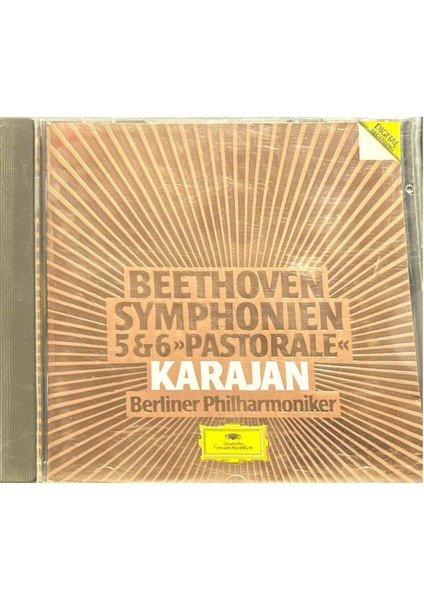 (Plak Değildir CD Dir) CD Karajan - Beethoven Symphonien 5&6 Pastorale CD