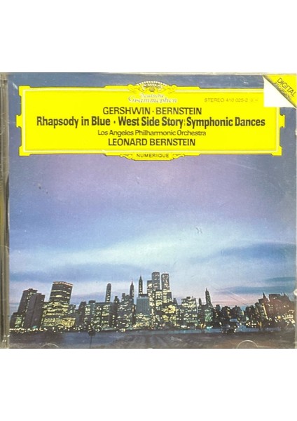 (Plak Değildir CD Dir) CD Gerswin - Bernstein Rhapsody In Blue - West Side Story CD