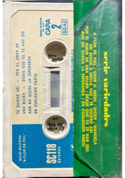 (Plak Değildir Kasettir) Julio Iglesias A Flor De Piel Kaset fiyatları