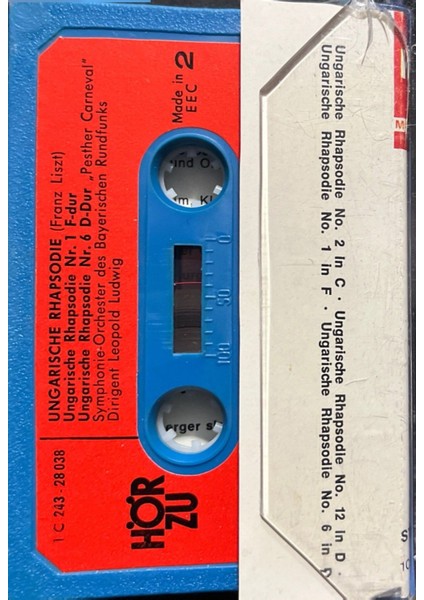 (Plak Değildir Kasettir) Liszt Ungarishe Rhapsodie Kaset fiyatları