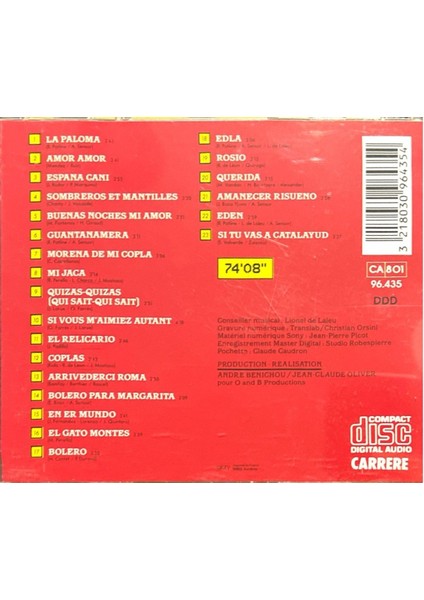 (Plak Değildir CD Dir) CD Boleros Et Pasos Vol 1 CD fiyatları