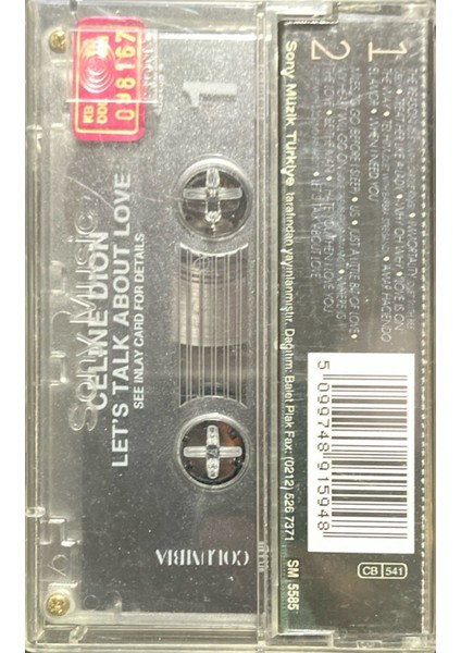 (Plak Değildir Kasettir) Celine Dion Let's Talk About Love Kaset fiyatları