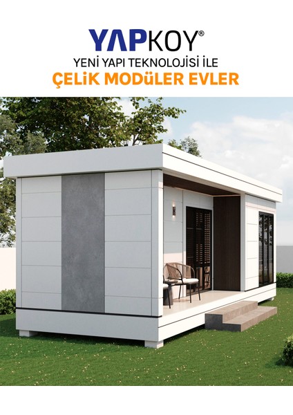 40 M2 Modüler Ev 1+0
