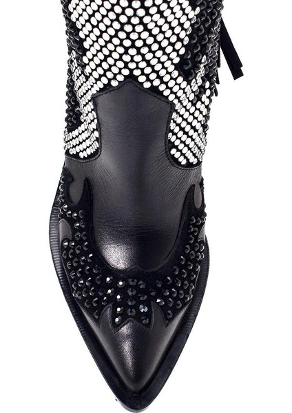 Bulture K Siyah Süet Kadın Topuklu Bot modelleri