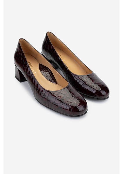 Kadın Hakiki Deri Bordo Comfort Ayakkabı 611 H40035 Bn Ayk Y25 Bordo fiyatları