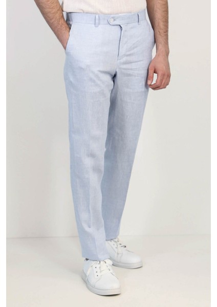 Keten Slim Pantolon