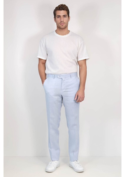 Keten Slim Pantolon