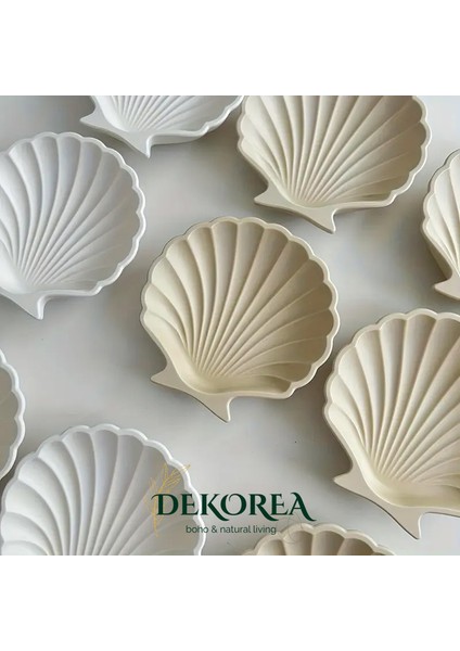 Pearla | Modern Deniz Kabuğu Şeklinde Dekoratif Tabak