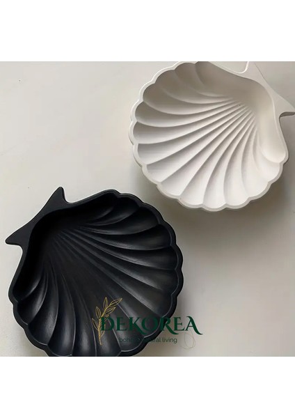 Pearla | Modern Deniz Kabuğu Şeklinde Dekoratif Tabak