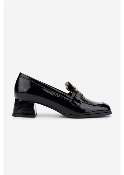 Kadın Hakiki Deri Siyah Comfort Ayakkabı 611 H41022 Bn Ayk Y25 Black