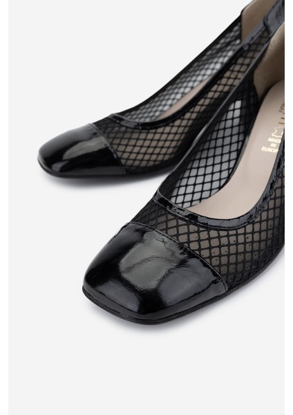 Kadın Hakiki Deri Comfort Ayakkabı 611 H62021-386 Bn Ayk Y25 Black / Black modelleri