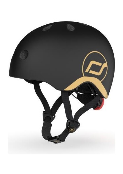 Scoot And Ride Helmet Bebek Kaskı Xxs-S Black&gold Limited Edition