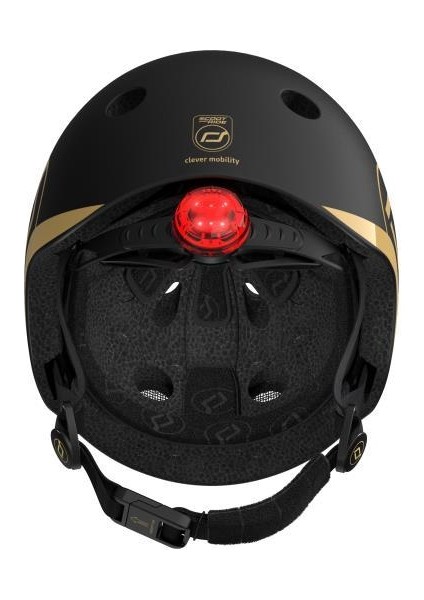 Scoot And Ride Helmet Bebek Kaskı Xxs-S Black&gold Limited Edition