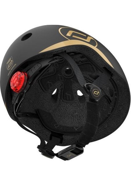Scoot And Ride Helmet Bebek Kaskı Xxs-S Black&gold Limited Edition