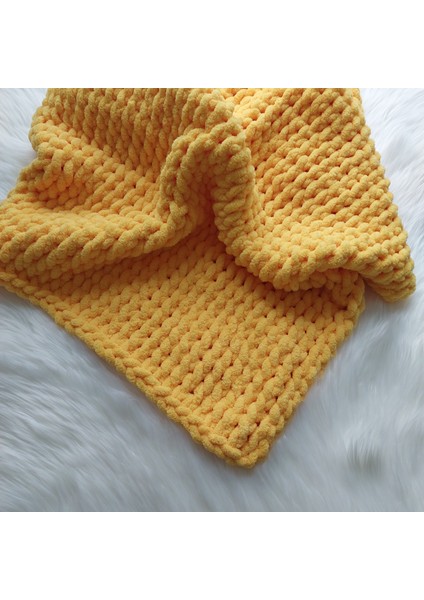 El Örgüsü Puffy Peluş Bebek Battaniyesi>bebek Odası>ev Tekstili>pike>ev Dekorasyon>battaniye>anne/ bebek>bebek Tekstili