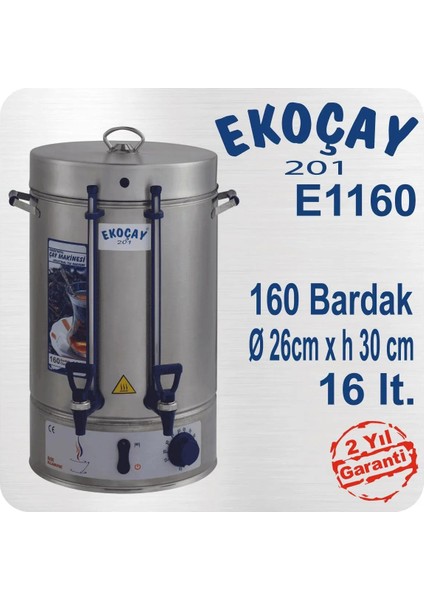 Makinası 160 Bardak 16 Lt.