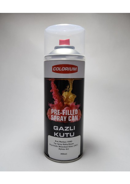Ford Rötüş Boyası - Moondust Silver - Aytozu Gri (2431) - Sprey (400ML)