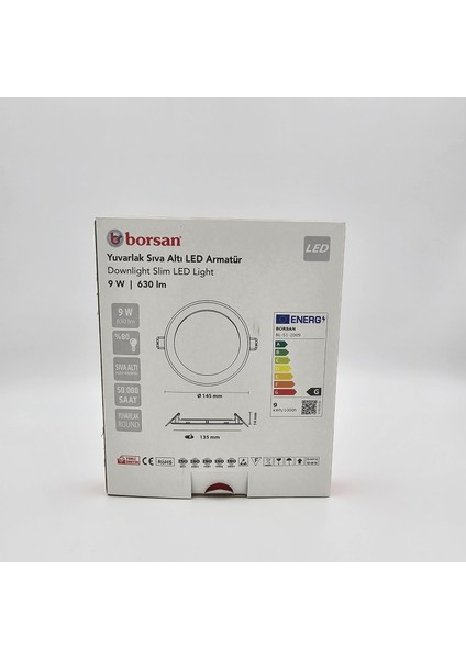 9 W LED Panel Beyaz modelleri