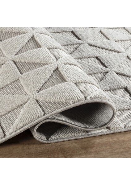 İskandinav Ruben Gray 160x230 cm Salon Mutfak Halısı Yolluk Kilim fırsatları