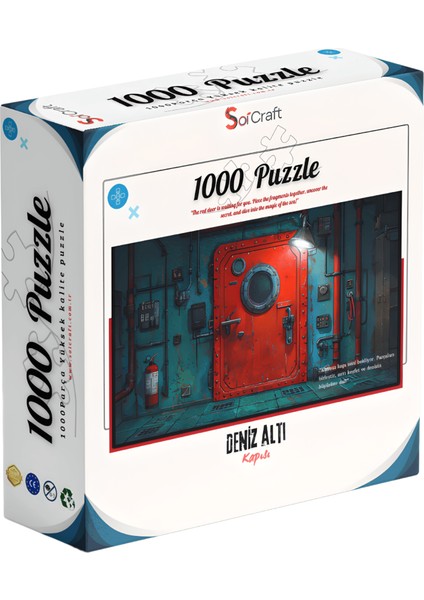 1000 Parça Puzzle Denizaltı Kapısı